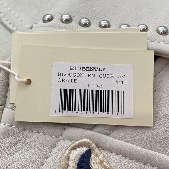 NWT Maje leather jacket, never worn - Picture 8 of 8